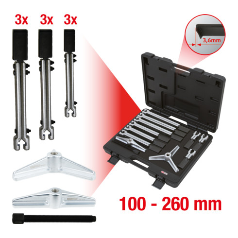 KS Tools Universal-Abzieher-Satz, 12-tlg.