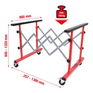KS Tools Universal Teleskop-Mehrzweckwagen, 257-1380 mm KS Tools Universal Teleskop-Mehrzweckwagen, 257-1380 mm