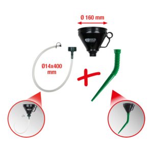 KS Tools Universal-Trichter-Satz, 3-teilig KS Tools Universal-Trichter-Satz, 3-teilig