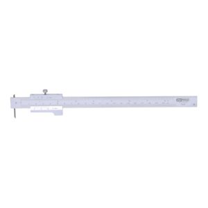 KS Tools Universalstreichmaß mit Anschlagrolle, 200mm