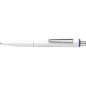 Kugelschreiber Schneider K3 Biosafe, Strichstärke M, dokumentenecht, Biokunststoff, Schaft weiß, Schriftfarbe blau, 10 Stück Kugelschreiber Schneider K3 Biosafe, Strichstärke M, dokumentenecht, Biokunststoff, Schaft weiß, Schriftfarbe blau, 10 Stück