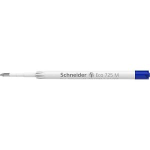 Kugelschreibermine Schneider ECO 725, Strichbreite M, Gehäuse 95 % recycelter Kunststoff, blau, 10 Stück Kugelschreibermine Schneider ECO 725, Strichbreite M, Gehäuse 95 % recycelter Kunststoff, blau, 10 Stück