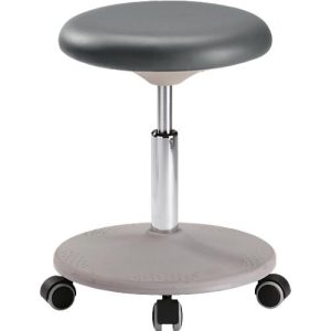 Labor-Hocker Labster 9107, Kunstleder, Skai schwarz Labor-Hocker Labster 9107, Kunstleder, Skai schwarz