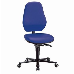 Labordrehstuhl LEANOS 9138, Kunstleder, Stamskin Top blau Labordrehstuhl LEANOS 9138, Kunstleder, Stamskin Top blau