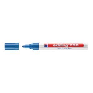 Lackmarker 750 blau Strich-B.2-4mm Rundspitze EDDING Lackmarker 750 blau Strich-B.2-4mm Rundspitze EDDING