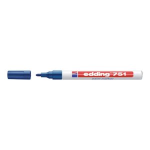 Lackmarker 751 blau Strich-B.1-2mm Rundspitze EDDING