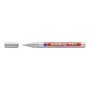 Lackmarker 751 silber Strich-B.1-2mm Rundspitze EDDING