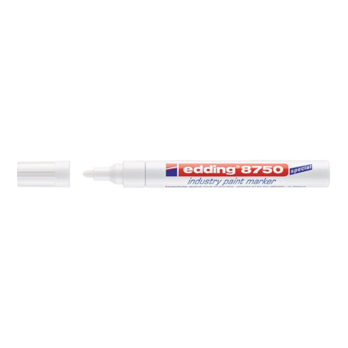 Lackmarker 8750 weiß Strich-B.2-4mm Rundspitze EDDING