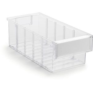 Lagerschublade Serie 3015, transparent, L 300 x B 132 x H 100 mm, 2,5 L Lagerschublade Serie 3015, transparent, L 300 x B 132 x H 100 mm, 2,5 L