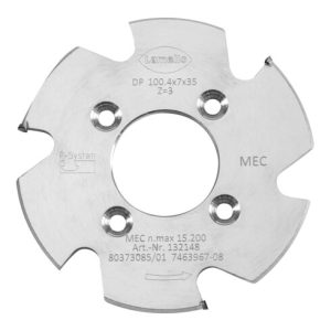 Lamello P-System Nutfräser CNC, DP, D100.4x7xD35 mm, Z3, NL 4xD5.5xD50 mm