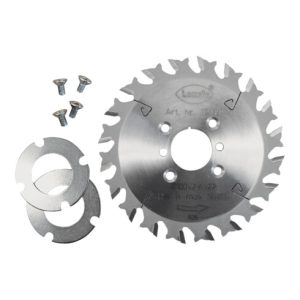 Lamello Sägeblatt für Nutfräsmaschine, HW, D100x2.4xD22 mm, Z20, NL 4, inkl. Distanzscheiben