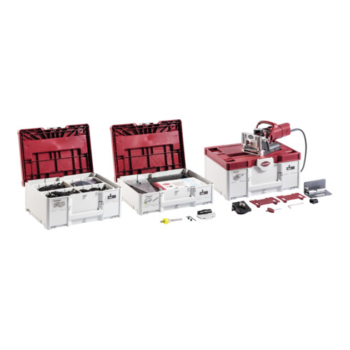 Lamello Zeta P2 Set, Nutfräsmaschine, DP, Stecker Typ F Schuko, im Systainer3 M inkl. Verbindersortiment