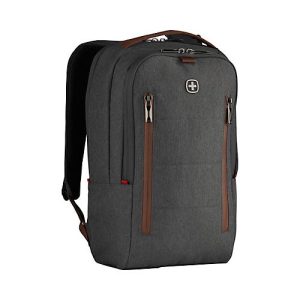 Laptop Rucksack Wenger CityUpgrade, 15 l, für Laptops bis 16′ & Tablets bis 12′, Set, Laptop- & Tabletfach, L 170 x B 280 x H 410 mm, Polyester, grau Laptop Rucksack Wenger CityUpgrade, 15 l, für Laptops bis 16′ & Tablets bis 12′, Set, Laptop- & Tabletfach, L 170 x B 280 x H 410 mm, Polyester, grau