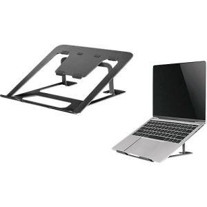 Laptop Ständer Neomounts by NewStar NSLS085BLACK, für Laptops 10-17″ & bis 5 kg, 6-stufig manuell höhenverstellbar, zusammenklappbar, schwarz Laptop Ständer Neomounts by NewStar NSLS085BLACK, für Laptops 10-17″ & bis 5 kg, 6-stufig manuell höhenverstellbar, zusammenklappbar, schwarz