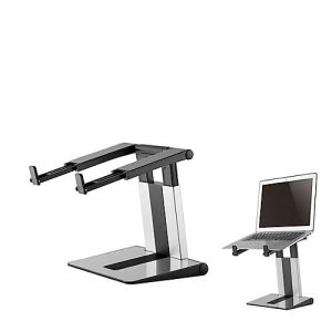 Laptop Ständer Neomounts by NewStar NSLS200, für Laptops 10-17″ & bis 5 kg, 6-stufig manuell höhenverstellbar, zusammenklappbar, silber-schwarz Laptop Ständer Neomounts by NewStar NSLS200, für Laptops 10-17″ & bis 5 kg, 6-stufig manuell höhenverstellbar, zusammenklappbar, silber-schwarz