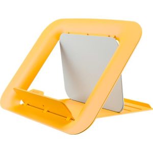 Laptopständer Leitz Ergo Cosy, für Laptops von 13′ bis 17′, höhenverstellbar, faltbar, B 312 x T 247 x H 50 mm, gelb Laptopständer Leitz Ergo Cosy, für Laptops von 13′ bis 17′, höhenverstellbar, faltbar, B 312 x T 247 x H 50 mm, gelb