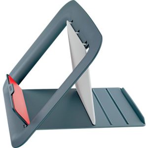 Laptopständer Leitz Ergo Cosy, für Laptops von 13′ bis 17′, höhenverstellbar, faltbar, B 312 x T 247 x H 50 mm, grau Laptopständer Leitz Ergo Cosy, für Laptops von 13′ bis 17′, höhenverstellbar, faltbar, B 312 x T 247 x H 50 mm, grau