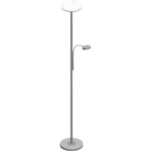LED-Deckenfluter HANS, mit Lesearm, Fluter dimmbar, 3000 Kelvin, warmweiß LED-Deckenfluter HANS, mit Lesearm, Fluter dimmbar, 3000 Kelvin, warmweiß