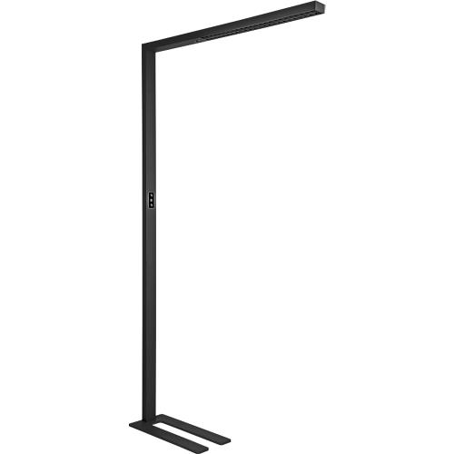 LED-Stehlampe Maul MAULsirius colour vario sensor, 80 W, 8750 lm, 3000-5500 K, direktes/indirektes Licht, stufenlos dimmbar, Aluminium & Stahl, schwarz