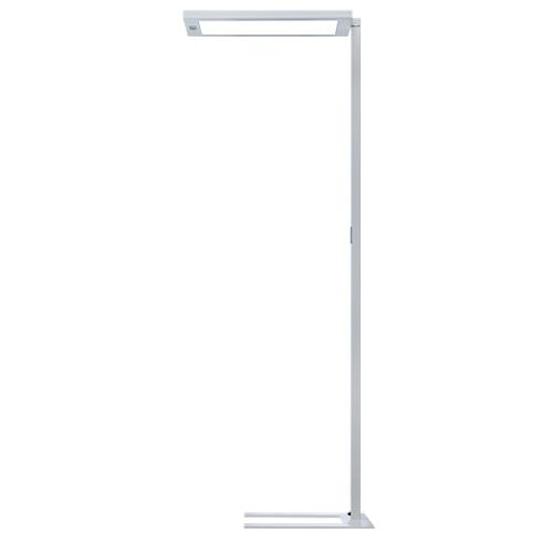 LED-Stehleuchte Waldmann LAVIGO, 112 W, 15250 lm, 4000 K, dimmbar, Multifunktionstaster, Bewegungs- & Tageslichtsensor, Direkt-/Indirektlicht, weiß
