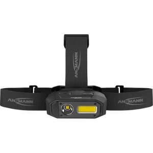 LED-Stirnlampe Ansmann HD800RS, 800 Lumen, 80 m Reichweite, bis zu 10 h, Gestensteuerung, flexibles Stirnband, B 82 × T 41,5 × H 52 mm, schwarz LED-Stirnlampe Ansmann HD800RS, 800 Lumen, 80 m Reichweite, bis zu 10 h, Gestensteuerung, flexibles Stirnband, B 82 × T 41,5 × H 52 mm, schwarz