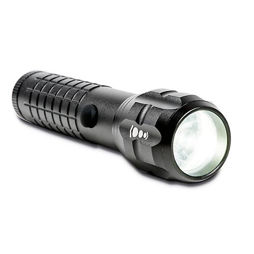 LED Taschenlampe Maul MAULkronos S, Leistung 3 W, 192 lm, bis 192 m, 3 bis 14 h, 3 Lichtstufen, IPX4, inkl. Batterien, Aluminium, schwarz
