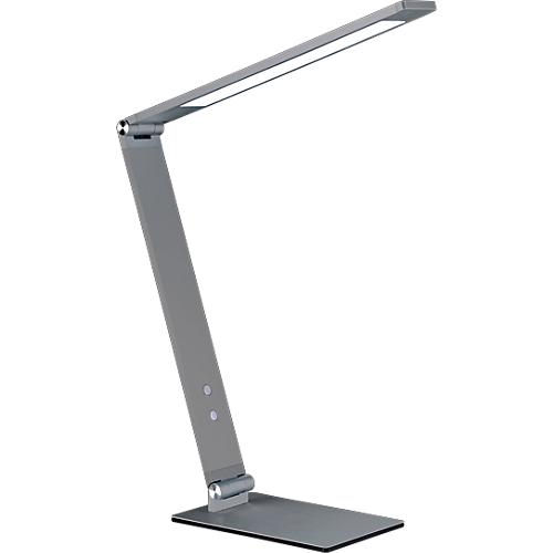 LED-Tischleuchte Geri, aus Aluminium, 3-fach dimmbar, Leuchtdauer ca. 30.000 Std., grau