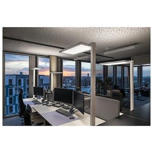 LED-Tischleuchte SLV Worklight, Touch-Dimmer, 7600 Lumen, 79 W, 200-240 V, PIR-Sensor, festverbaute LEDs, L 692 x B 310 x H 1200 mm, weiß LED-Tischleuchte SLV Worklight, Touch-Dimmer, 7600 Lumen, 79 W, 200-240 V, PIR-Sensor, festverbaute LEDs, L 692 x B 310 x H 1200 mm, weiß
