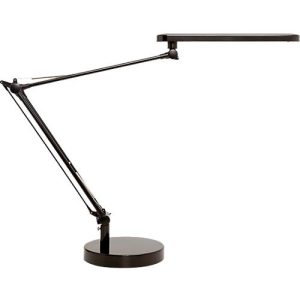 LED-Tischleuchte UNILUX MAMBOLED 2.0, dimmbar, mit Gelenkarm, L 505 x B 220 x H 110 mm, schwarz LED-Tischleuchte UNILUX MAMBOLED 2.0, dimmbar, mit Gelenkarm, L 505 x B 220 x H 110 mm, schwarz