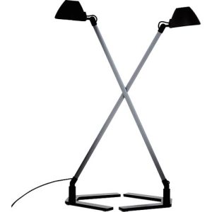LED-Tischleuchte Waldmann Lucio, 3,5 W, 300 lm, 4000 K, dimmbar, dreh- & neigbar, USB, Aluminium/Stahl/Kunststoff, titangrau LED-Tischleuchte Waldmann Lucio, 3,5 W, 300 lm, 4000 K, dimmbar, dreh- & neigbar, USB, Aluminium/Stahl/Kunststoff, titangrau