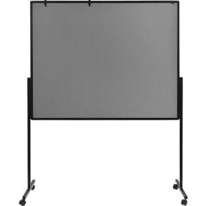 Legamaster PREMIUM mobiles Multiboard XL, Pinnboard und Whiteboard, mit Rollen, B 1200 x H 1500 mm, grau, inkl. Klick-Papierhaken Legamaster PREMIUM mobiles Multiboard XL, Pinnboard und Whiteboard, mit Rollen, B 1200 x H 1500 mm, grau, inkl. Klick-Papierhaken