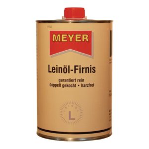 Leinöl-Firnis honigfarben 1l Dose MEYER Leinöl-Firnis honigfarben 1l Dose MEYER