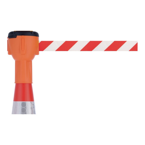 Leitkegelaufsatz ALCT Gurtband 9m orange
