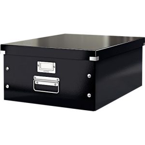 LEITZ® Ablage- und Transportbox Serie Click + Store, groß, für DIN A3, schwarz LEITZ® Ablage- und Transportbox Serie Click + Store, groß, für DIN A3, schwarz