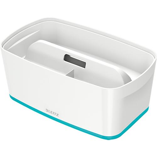 Leitz Ablagebox MyBox, DIN A5, für Utensilien, weiß/eisblau