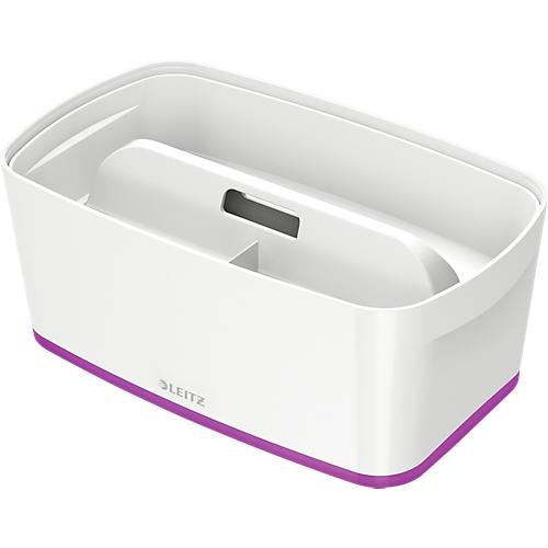 Leitz Ablagebox MyBox, DIN A5, für Utensilien, weiß/violett