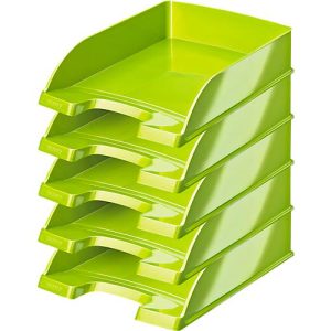 LEITZ® Ablagekorb Wow 5226, DIN A4, 5 Stück, grün LEITZ® Ablagekorb Wow 5226, DIN A4, 5 Stück, grün