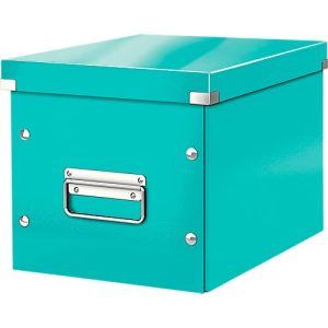 LEITZ® Aufbewahrungsbox Click + Store, für ovale/höhere Gegenstände 260 x 240 x 260 mm, eisblau LEITZ® Aufbewahrungsbox Click + Store, für ovale/höhere Gegenstände 260 x 240 x 260 mm, eisblau