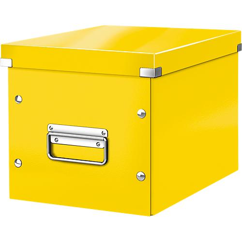 LEITZ® Aufbewahrungsbox Click + Store, für ovale/höhere Gegenstände 260 x 240 x 260 mm, gelb