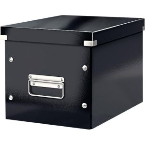 LEITZ® Aufbewahrungsbox Click + Store, für ovale/höhere Gegenstände 260 x 240 x 260 mm, schwarz LEITZ® Aufbewahrungsbox Click + Store, für ovale/höhere Gegenstände 260 x 240 x 260 mm, schwarz