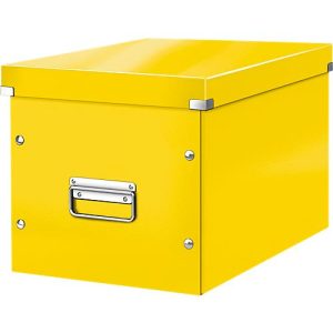 LEITZ® Aufbewahrungsbox Click + Store, für ovale/höhere Gegenstände 320 x 310 x 360 mm, gelb LEITZ® Aufbewahrungsbox Click + Store, für ovale/höhere Gegenstände 320 x 310 x 360 mm, gelb