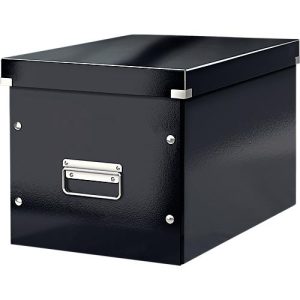 LEITZ® Aufbewahrungsbox Click + Store, für ovale/höhere Gegenstände 320 x 310 x 360 mm, schwarz LEITZ® Aufbewahrungsbox Click + Store, für ovale/höhere Gegenstände 320 x 310 x 360 mm, schwarz