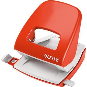 LEITZ® Bürolocher NeXXt Series 5008, Metall, hellrot LEITZ® Bürolocher NeXXt Series 5008, Metall, hellrot