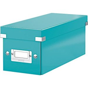 LEITZ® CD Ablagebox Serie Click + Store, eisblau LEITZ® CD Ablagebox Serie Click + Store, eisblau