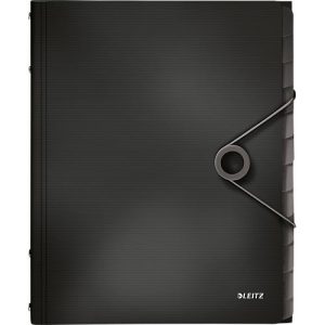 LEITZ® Dokumentenmappe Solid, DIN A4, 3 Schutzkappen, 12 Fächer, PP,schwarz LEITZ® Dokumentenmappe Solid, DIN A4, 3 Schutzkappen, 12 Fächer, PP,schwarz