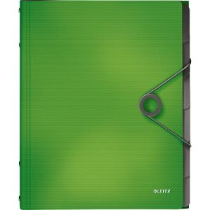 LEITZ® Dokumentenmappe Solid, DIN A4, 3 Schutzkappen, 6 Fächer, PP, hellgrün LEITZ® Dokumentenmappe Solid, DIN A4, 3 Schutzkappen, 6 Fächer, PP, hellgrün