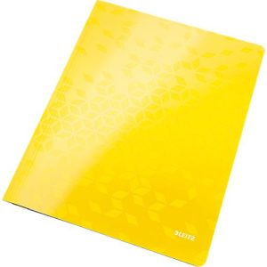 LEITZ® Eckspannmappe WOW, DIN A4, 3 Schutzklappen, gelb LEITZ® Eckspannmappe WOW, DIN A4, 3 Schutzklappen, gelb
