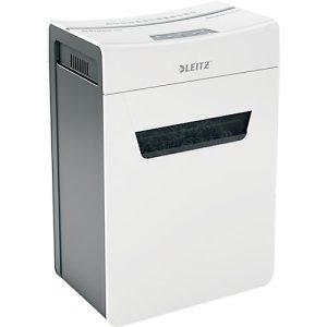 Leitz IQ 10X Protect Premium Aktenvernichter P4, Partikelschnitt 4 x 40 mm, 18 l, 10 Blatt Schnittleistung, Anti-Papierstau-Technologie, weiß Leitz IQ 10X Protect Premium Aktenvernichter P4, Partikelschnitt 4 x 40 mm, 18 l, 10 Blatt Schnittleistung, Anti-Papierstau-Technologie, weiß