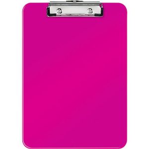 LEITZ® Klemmbrett WOW 3971, DIN A4, Polystyrol, mit Aufhängeöse, pink LEITZ® Klemmbrett WOW 3971, DIN A4, Polystyrol, mit Aufhängeöse, pink