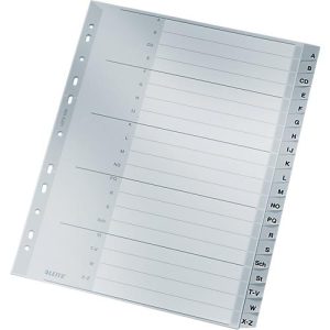 LEITZ® Kunstoffregister, Buchstaben A-Z (20 Blätter), Nr. 1260 LEITZ® Kunstoffregister, Buchstaben A-Z (20 Blätter), Nr. 1260